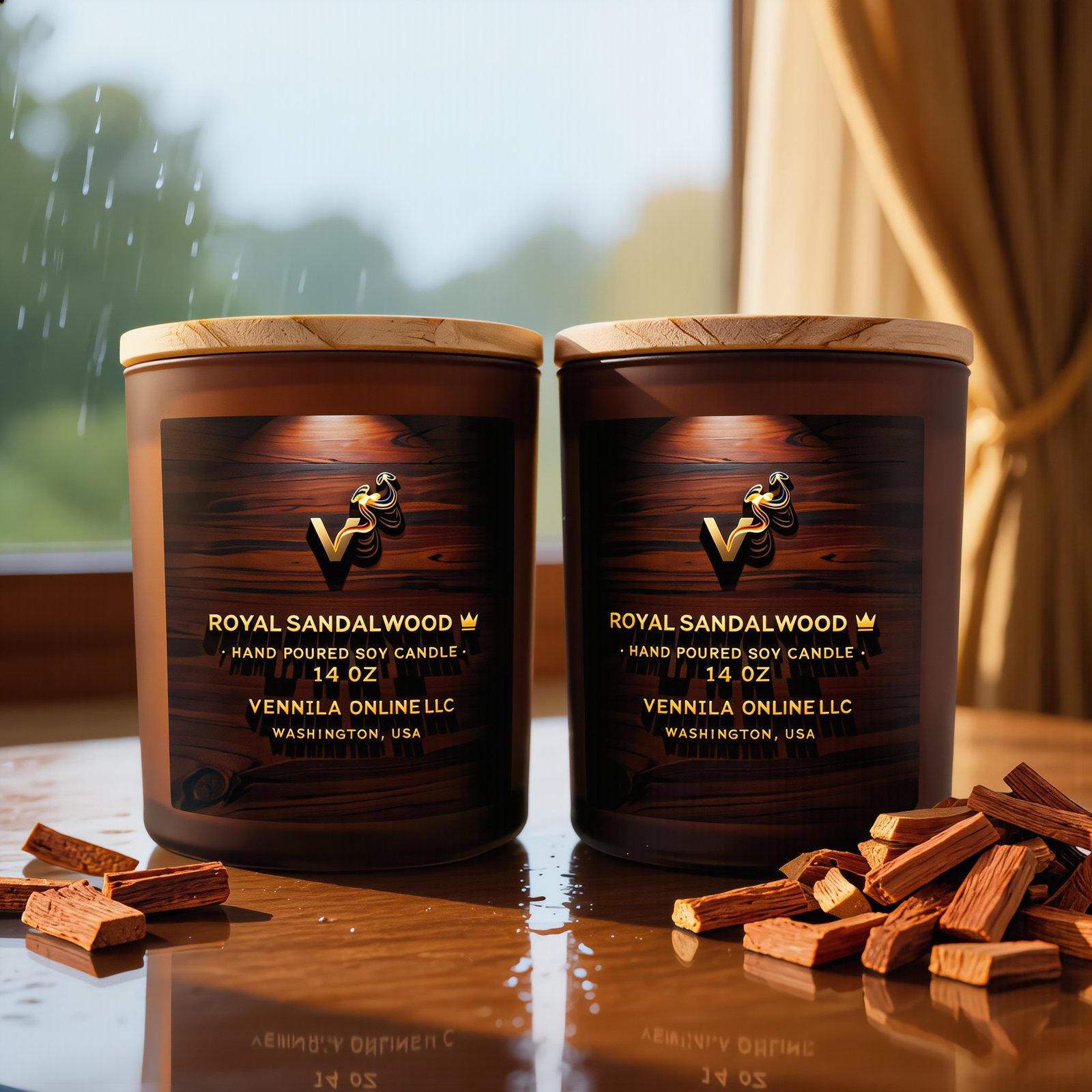 Royal Sandalwood 14oz soy candle